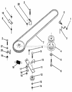 Page M Diagram and Parts List for 917256851  Craftsman Lawn Tractor
