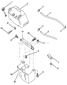 Page G Diagram and Parts List for 917256851  Craftsman Lawn Tractor