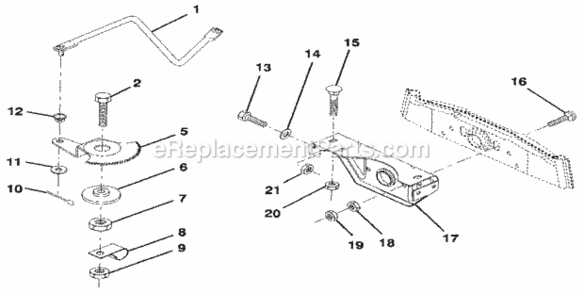 Page I Diagram and Parts List for 917256851  Craftsman Lawn Tractor