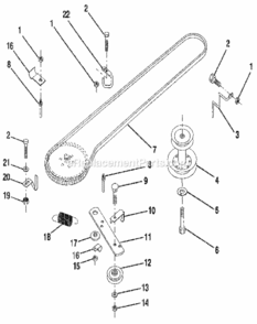 Part Location Diagram of 71130748 Craftsman Bolt