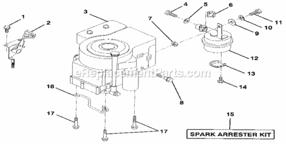 Page L Diagram and Parts List for 917256881  Craftsman Lawn Tractor