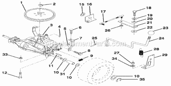 Page N Diagram and Parts List for 917256881  Craftsman Lawn Tractor