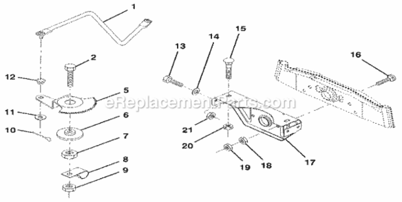 Page I Diagram and Parts List for 917256881  Craftsman Lawn Tractor
