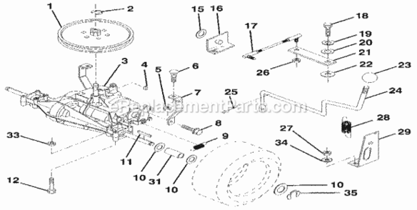 Page N Diagram and Parts List for 917256920  Craftsman Lawn Tractor