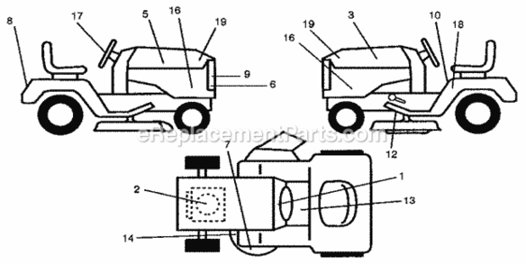 Part Location Diagram of 138114 Craftsman Decal
