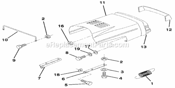 Page D Diagram and Parts List for 917256921  Craftsman Lawn Tractor