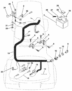 Page A Diagram and Parts List for 917256922  Craftsman Lawn Tractor