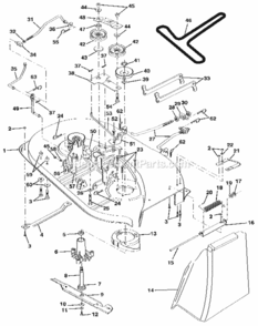 Page N Diagram and Parts List for 917256922  Craftsman Lawn Tractor