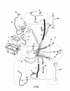 Page A Diagram and Parts List for 917256940  Craftsman Lawn Tractor