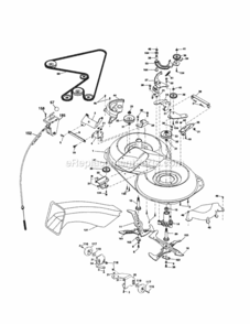 Page J Diagram and Parts List for 917256990  Craftsman Lawn Tractor