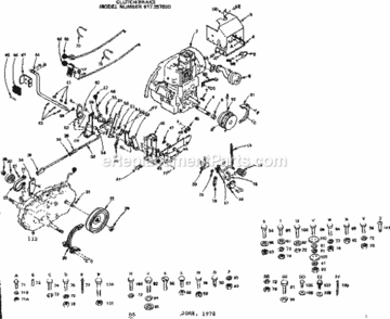 Page D Diagram and Parts List for 917257030  Craftsman Lawn Tractor