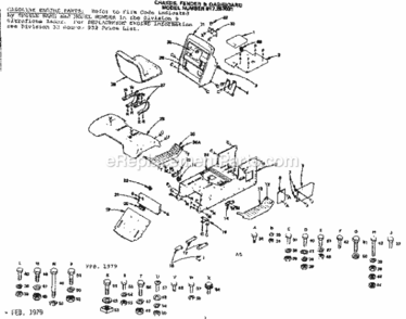Page A Diagram and Parts List for 917257031  Craftsman Lawn Tractor