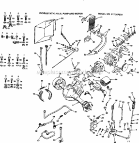 Part Location Diagram of 9420H Craftsman Leveling Pin