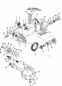 Page G Diagram and Parts List for 917257070  Craftsman Lawn Tractor