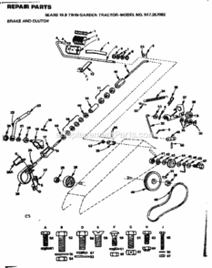 Part Location Diagram of 2263R Craftsman Spring Washer