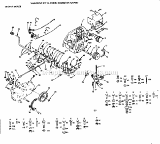 Part Location Diagram of 673A202 Craftsman Pulley Assembly