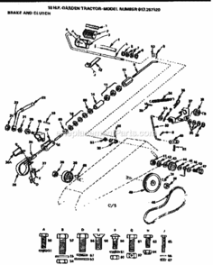 Part Location Diagram of STD325810 Craftsman Belt