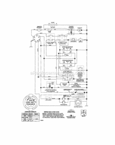 Page L Diagram and Parts List for 917257160  Craftsman Lawn Tractor