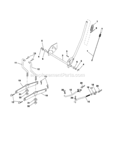 Page I Diagram and Parts List for 917257161  Craftsman Lawn Tractor