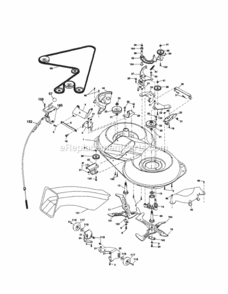 Page J Diagram and Parts List for 917257170  Craftsman Lawn Tractor