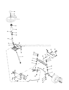 Page D Diagram and Parts List for 917257170  Craftsman Lawn Tractor