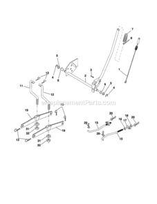 Page I Diagram and Parts List for 917257170  Craftsman Lawn Tractor