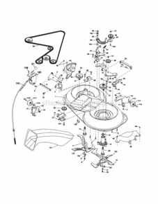 Page J Diagram and Parts List for 917257190  Craftsman Lawn Tractor