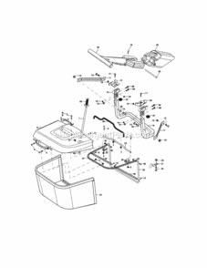 Page K Diagram and Parts List for 917257190  Craftsman Lawn Tractor