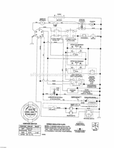 Page L Diagram and Parts List for 917257190  Craftsman Lawn Tractor