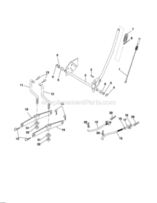 Page I Diagram and Parts List for 917257190  Craftsman Lawn Tractor