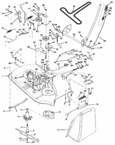 Page I Diagram and Parts List for 917257210  Craftsman Lawn Tractor
