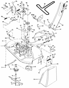 Page I Diagram and Parts List for 917257211  Craftsman Lawn Tractor