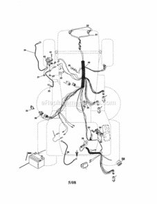 Page A Diagram and Parts List for 917257240  Craftsman Lawn Tractor