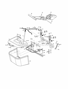Page K Diagram and Parts List for 917257240  Craftsman Lawn Tractor