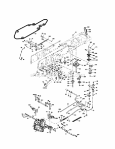 Page C Diagram and Parts List for 917257240  Craftsman Lawn Tractor