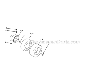 Page G Diagram and Parts List for 917257240  Craftsman Lawn Tractor