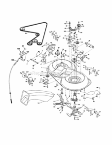 Page J Diagram and Parts List for 917257241  Craftsman Lawn Tractor