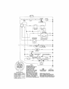 Page L Diagram and Parts List for 917257241  Craftsman Lawn Tractor