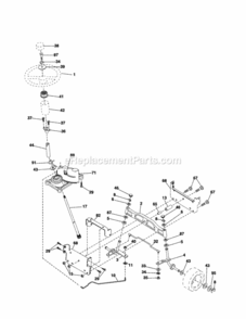 Page D Diagram and Parts List for 917257241  Craftsman Lawn Tractor