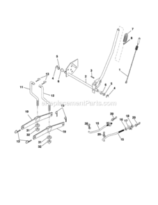 Page I Diagram and Parts List for 917257241  Craftsman Lawn Tractor