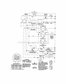 Page L Diagram and Parts List for 917257250  Craftsman Lawn Tractor