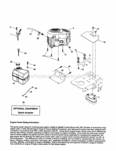 Page D Diagram and Parts List for 917257252  Craftsman Lawn Tractor