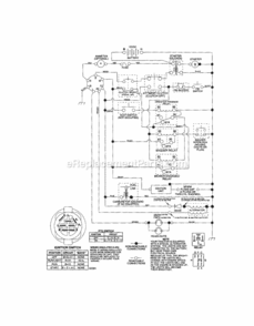 Page L Diagram and Parts List for 917257260  Craftsman Lawn Tractor