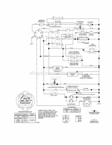 Page L Diagram and Parts List for 917257261  Craftsman Lawn Tractor