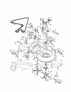 Page I Diagram and Parts List for 917257261  Craftsman Lawn Tractor