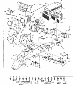 Page B Diagram and Parts List for 91725730  Craftsman Lawn Tractor
