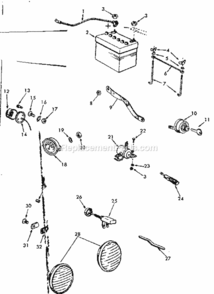 Part Location Diagram of 2777R Craftsman Tie