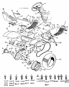 Page C Diagram and Parts List for 91725731  Craftsman Lawn Tractor