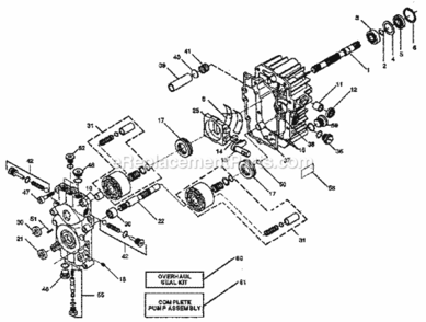 Page H Diagram and Parts List for 917257360  Craftsman Lawn Tractor
