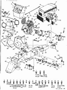 Page B Diagram and Parts List for 91725740  Craftsman Lawn Tractor